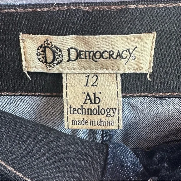 Democracy “Ab” technology Blue Women's Jeans, size 12 - Picture 2 of 5